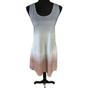 Red, White & Blue Ombre Tank Dress – Sleeveless – Small/Medium